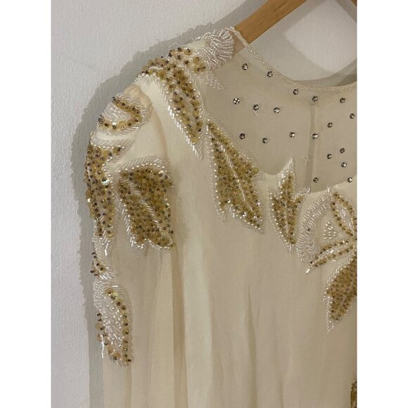 NWT DeadStock Sho Max Origionals Beaded Long Sleeve Top - Small/Medium - Picture 4 of 16